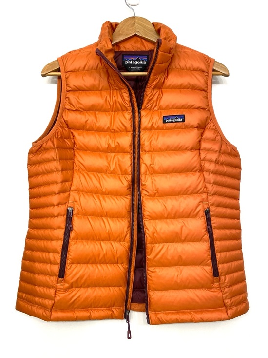 Patagonia Jackets & Blazers - Patagonia Down Sweater Vest Women’s L Orange Packable Puffer Lightweight